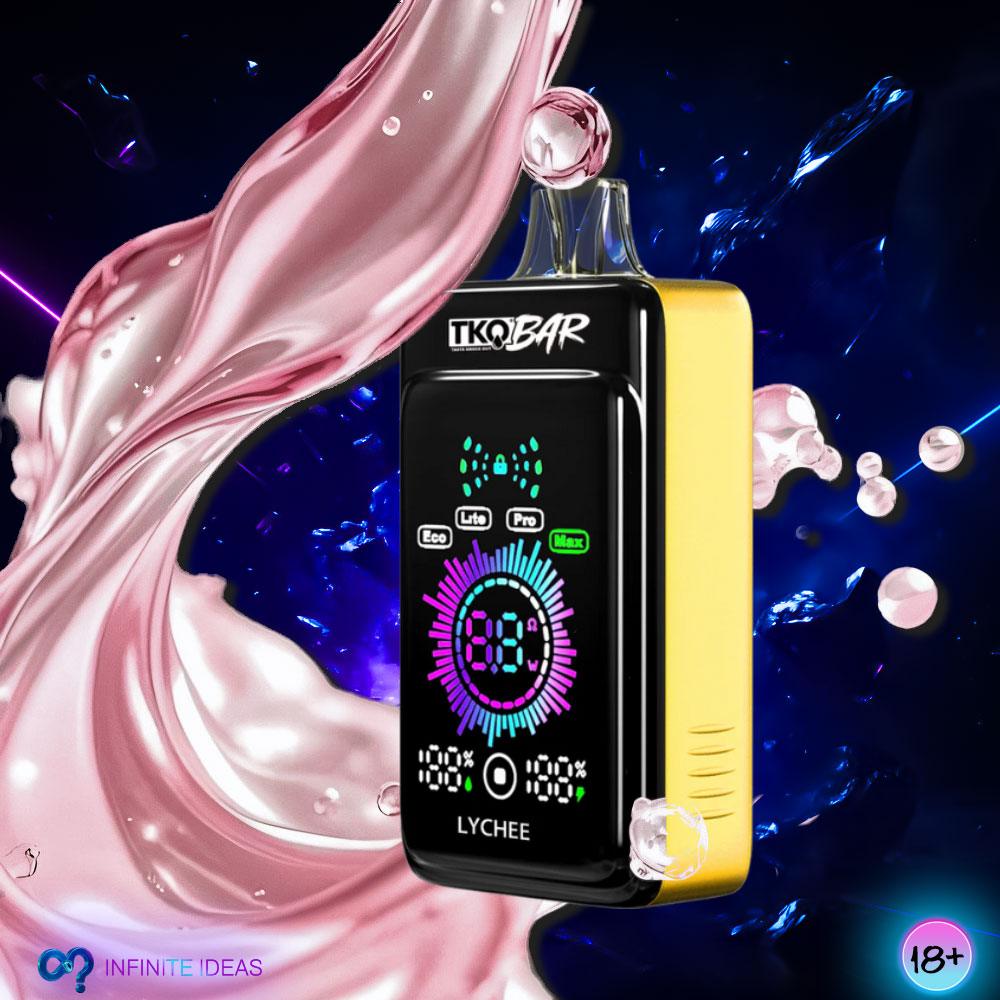 TKO Bar Lychee Rose – 25 000 puffs
