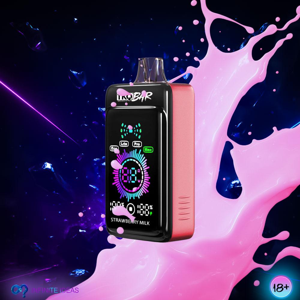 TKO Bar Strawberry Milk – 25 000 puffs