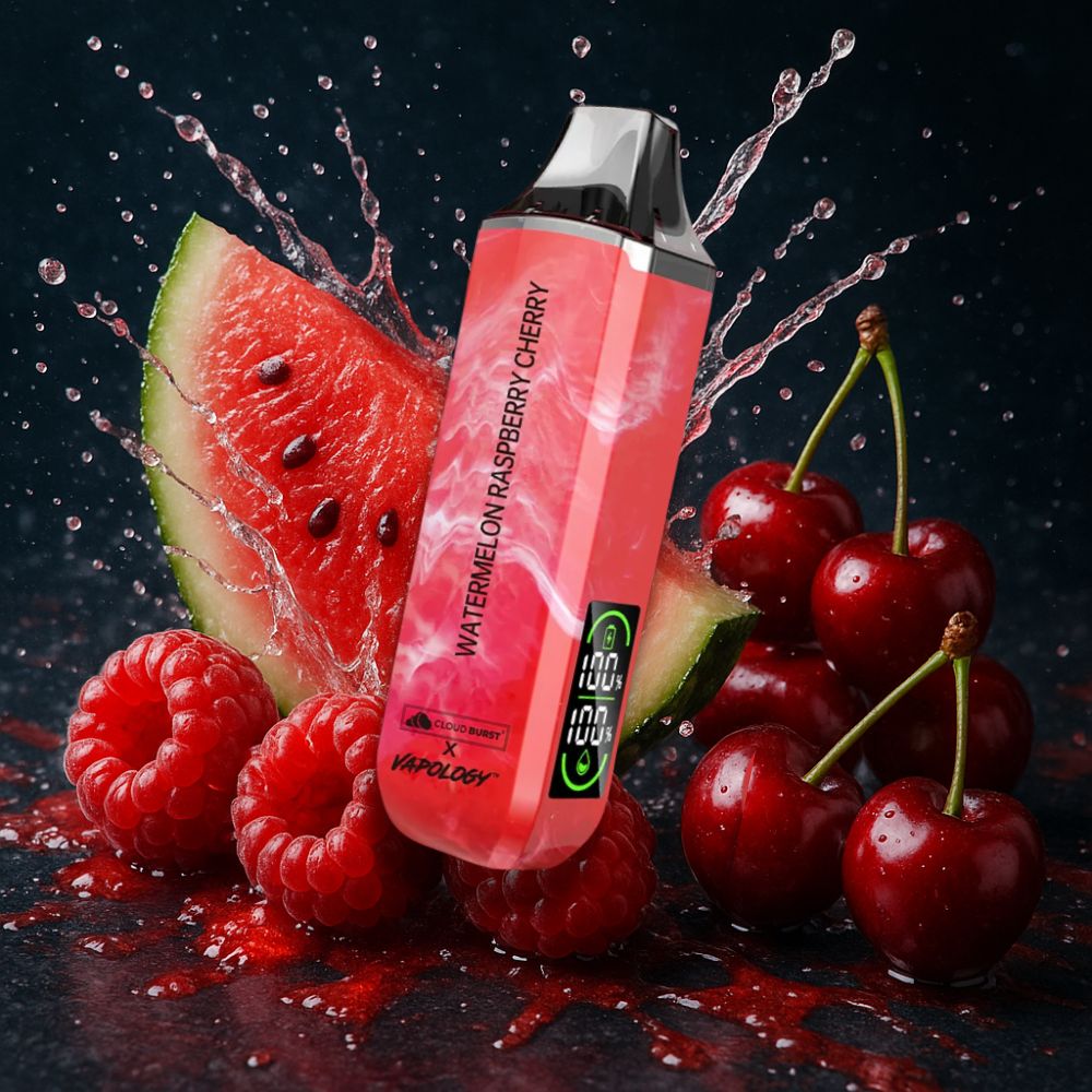 Cloud 2% Watermelon Raspb